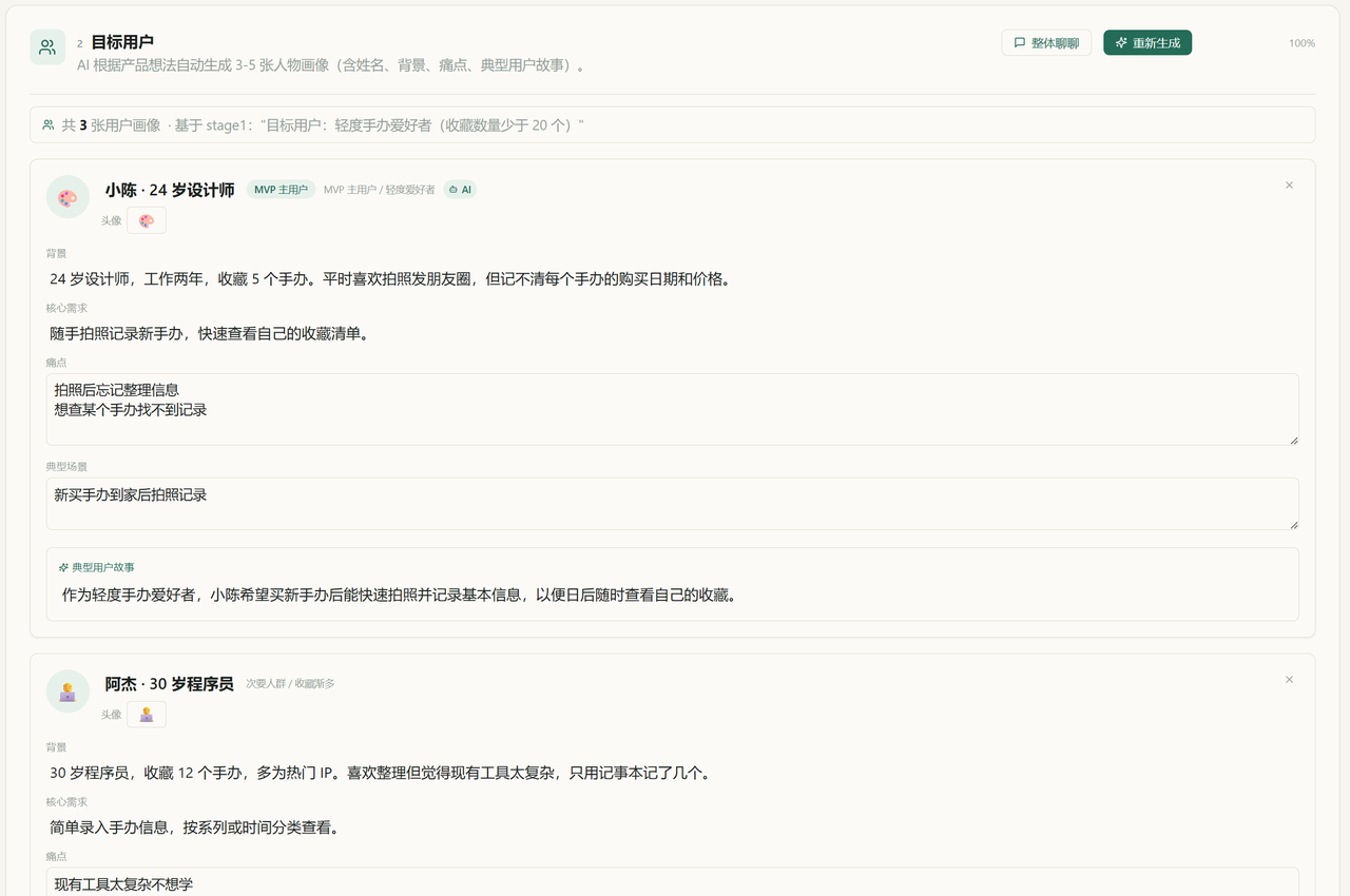 目标用户画像梳理示意